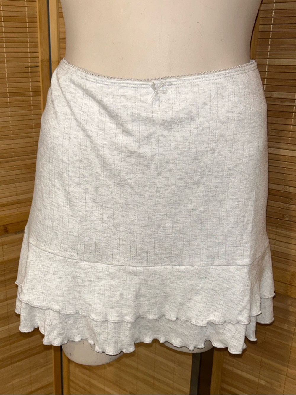 Wild Fable gray ruffled mini skort shirt coquette style NWT woman’s XL